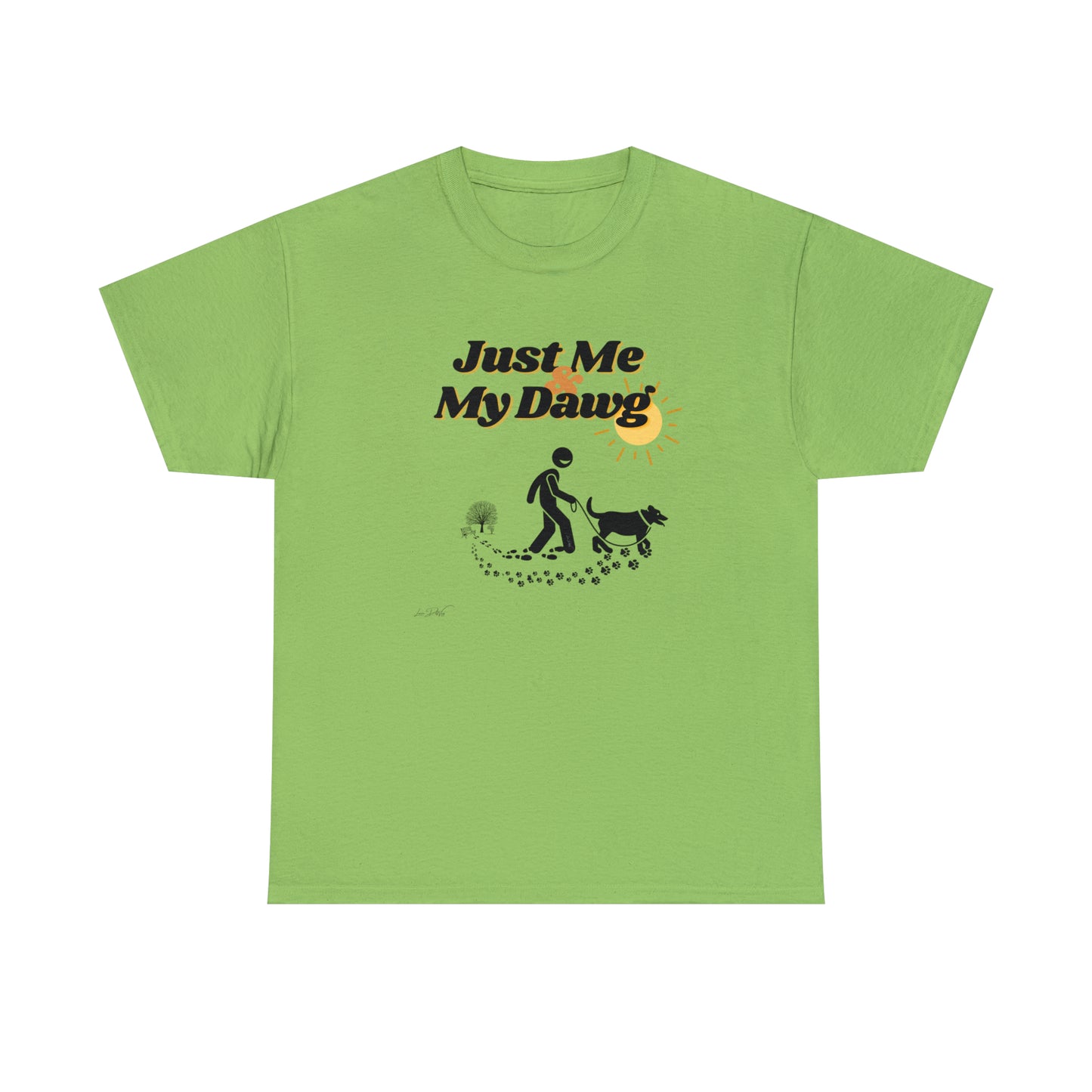 Women's (Just Me & My Dawg) Cotton Tee
