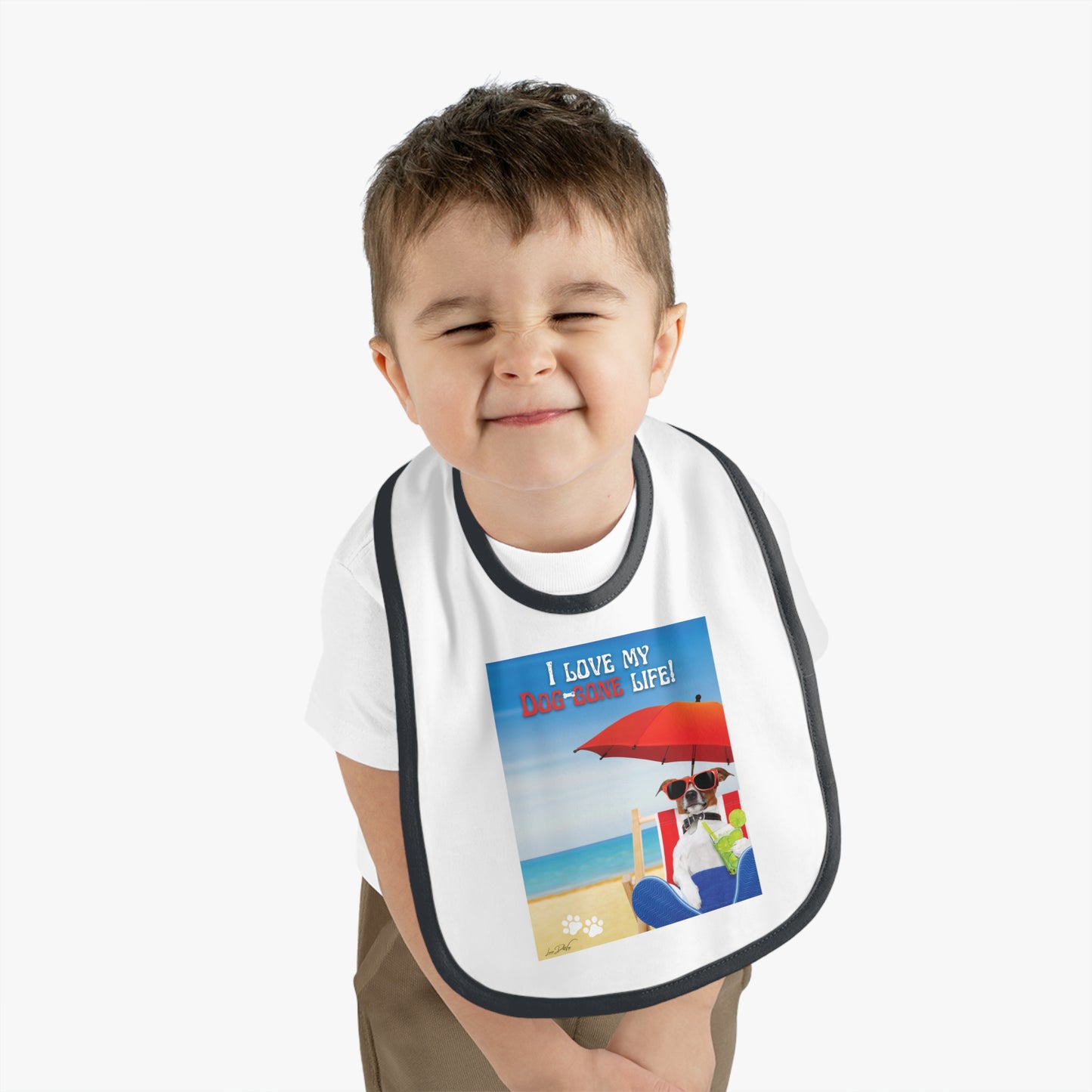 Baby (I Love My Dog-Gone Life) Jersey Bib