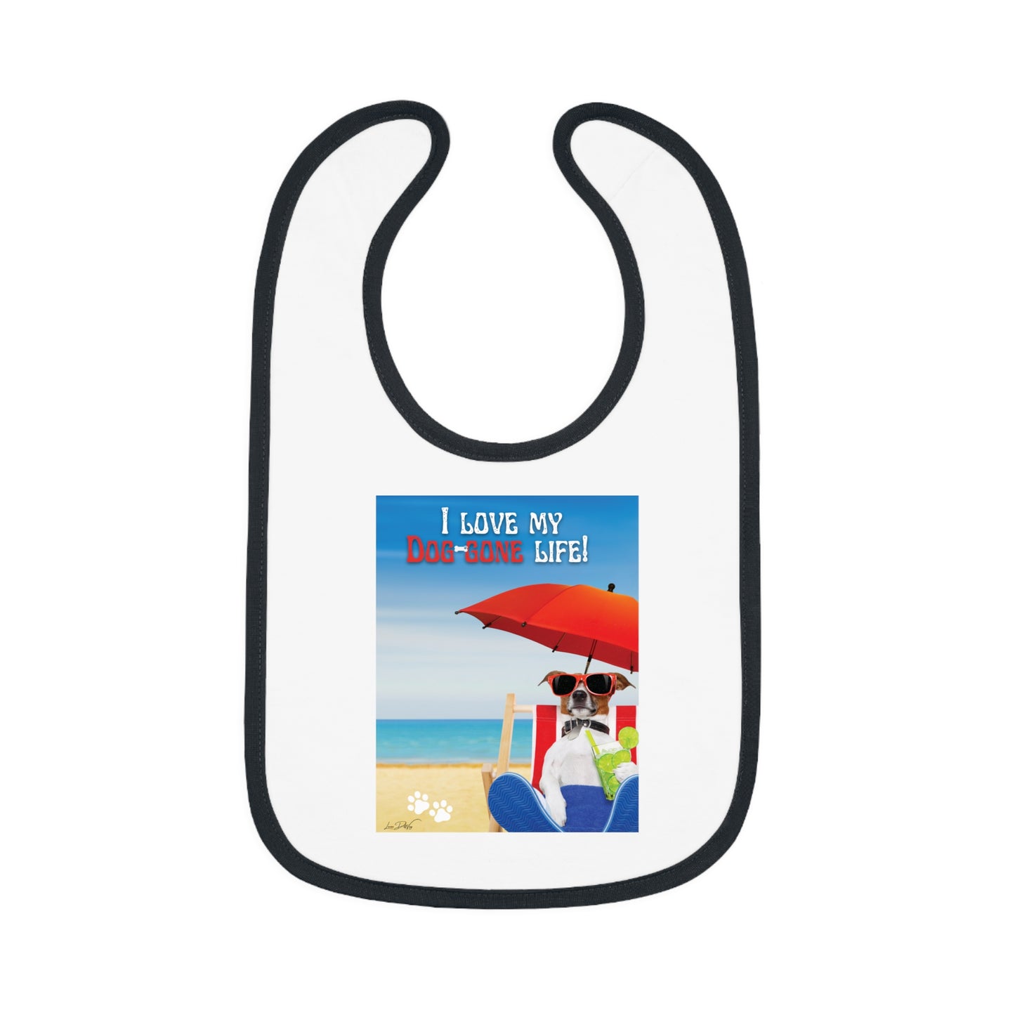 Baby (I Love My Dog-Gone Life) Jersey Bib