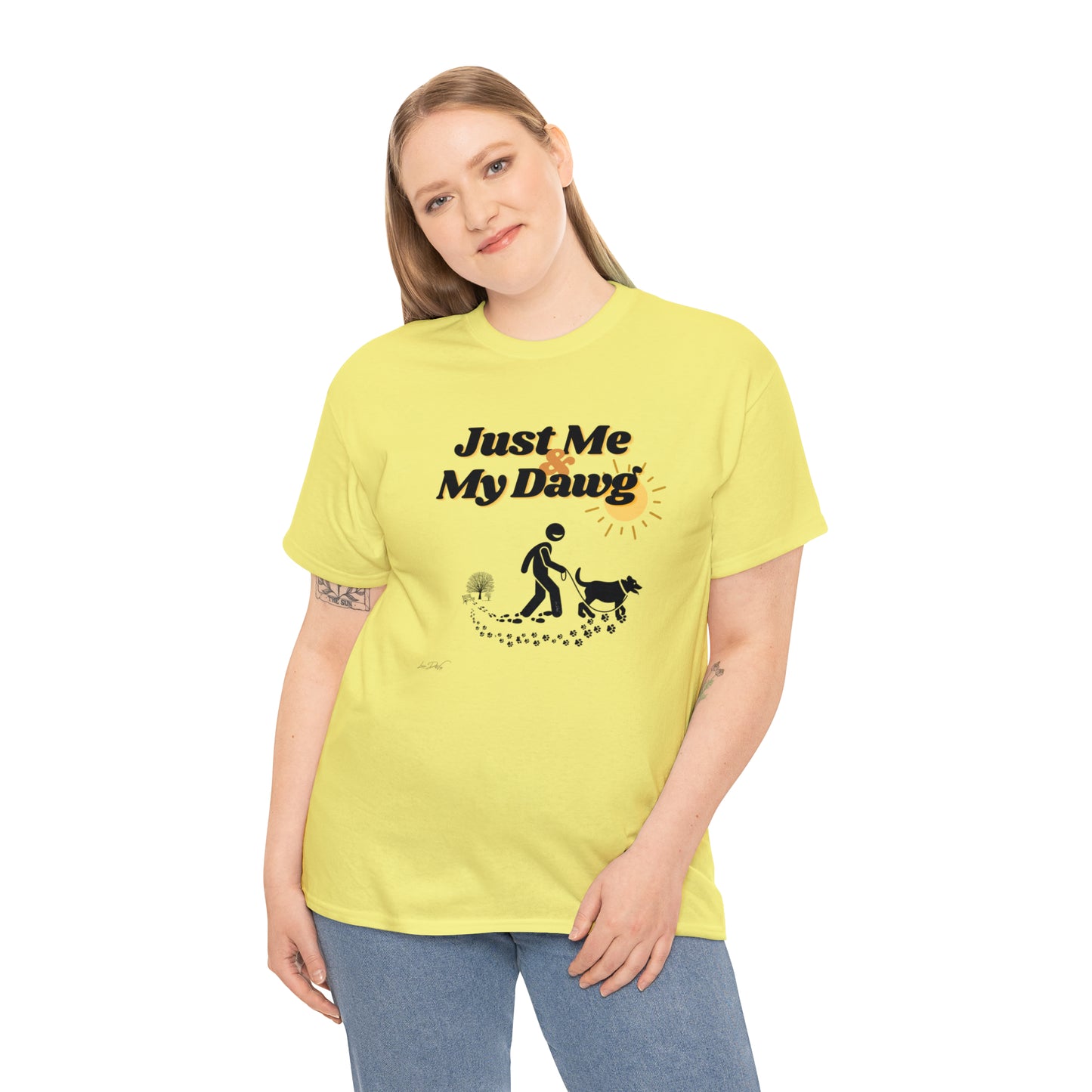 Women's (Just Me & My Dawg) Cotton Tee