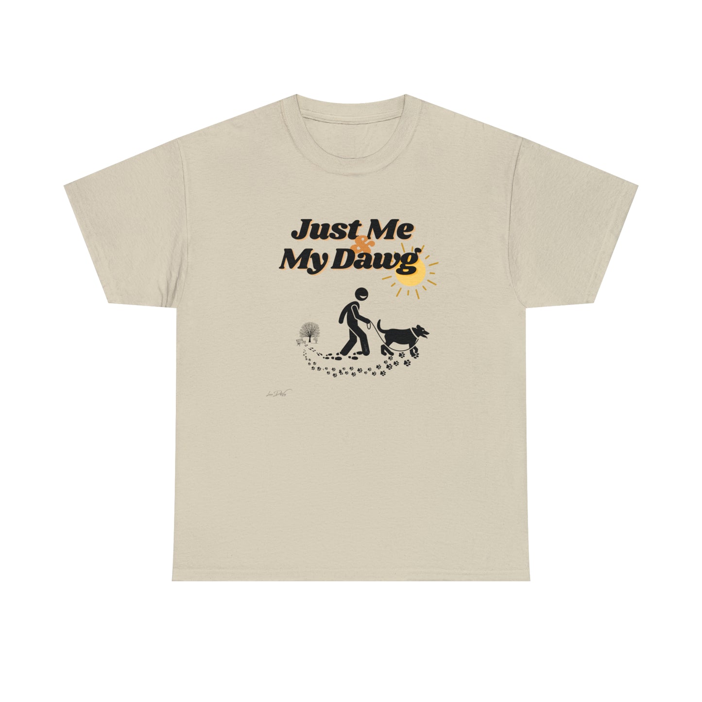 Women's (Just Me & My Dawg) Cotton Tee