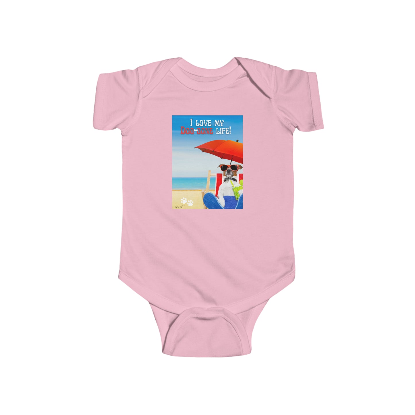 Infant (II Love My Dog-Gone Life) Jersey Bodysuit