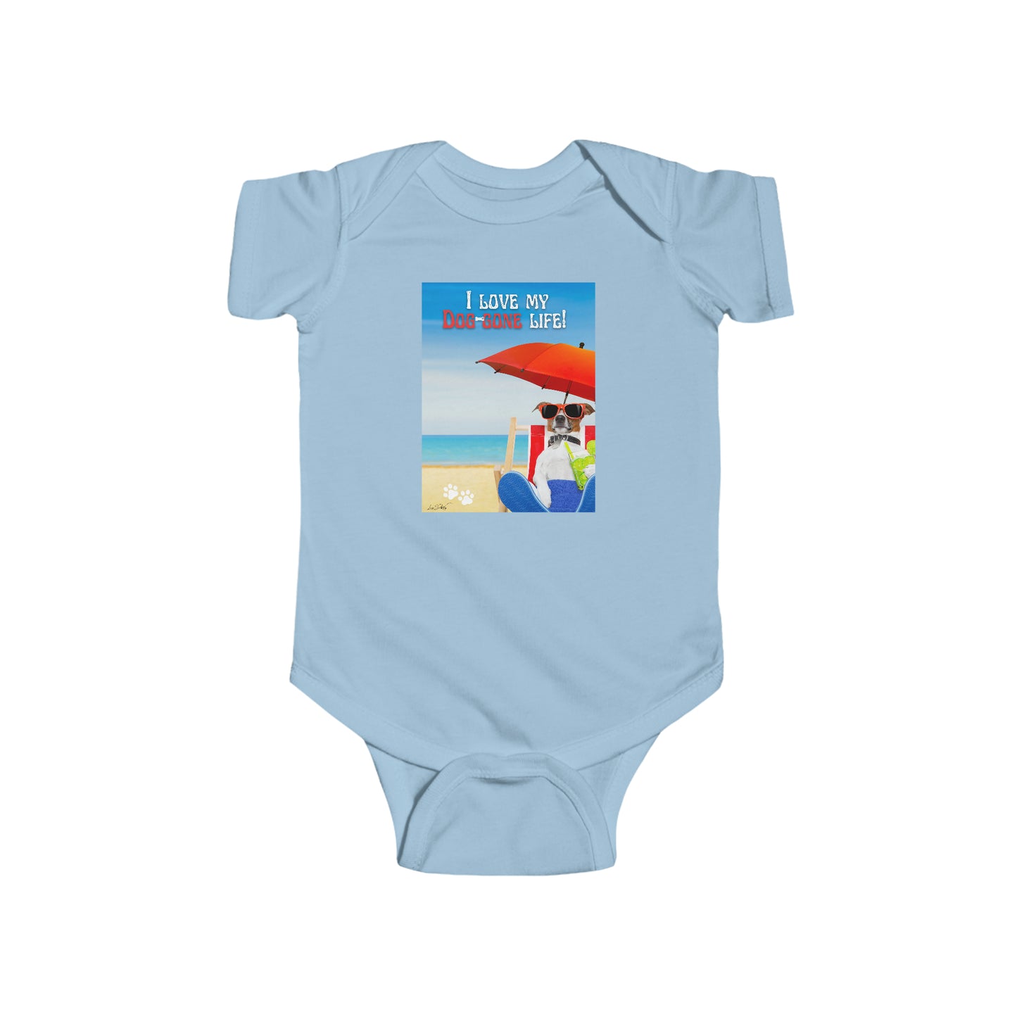 Infant (II Love My Dog-Gone Life) Jersey Bodysuit