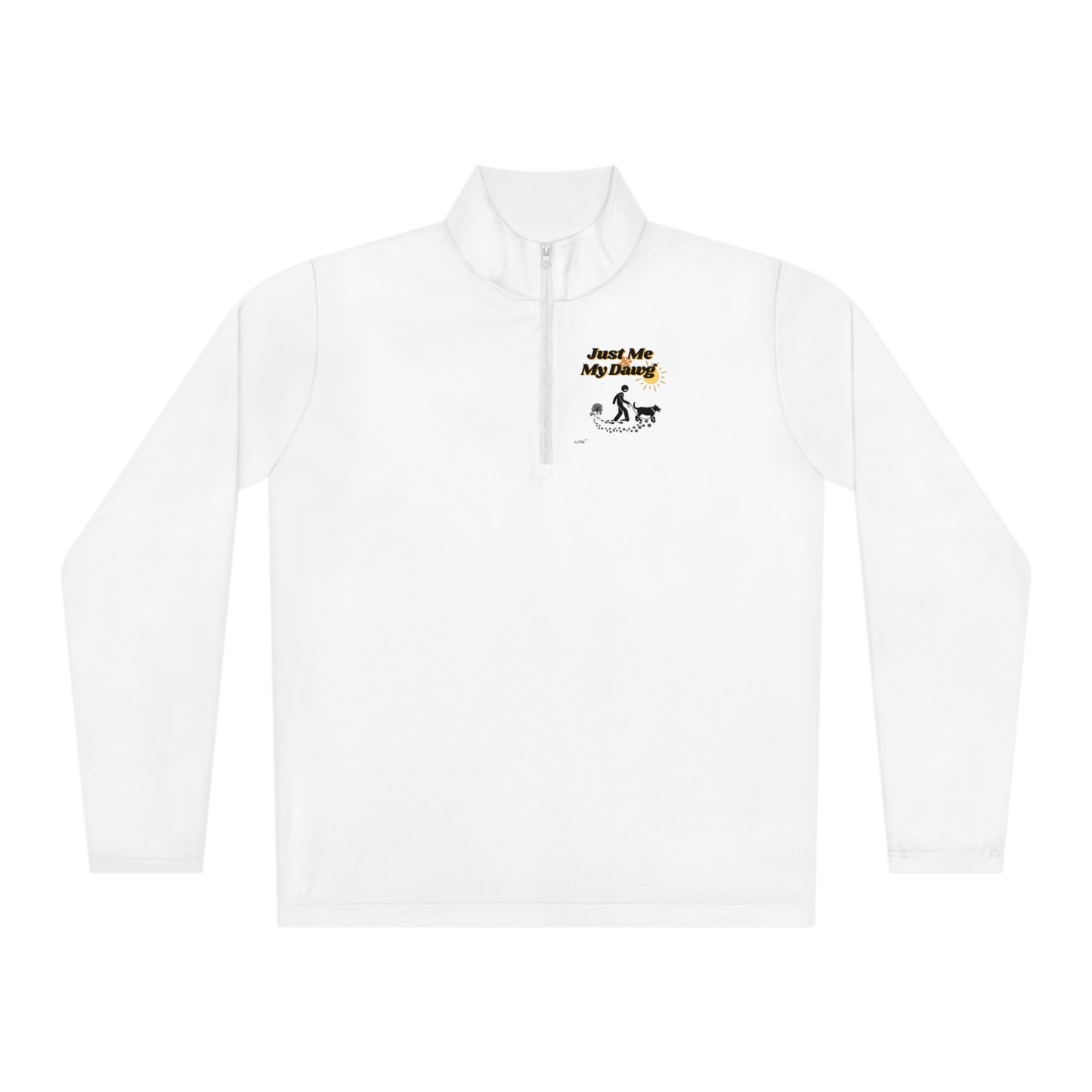 Men's (Just Me & My Dawg) Quarter-Zip Pullover