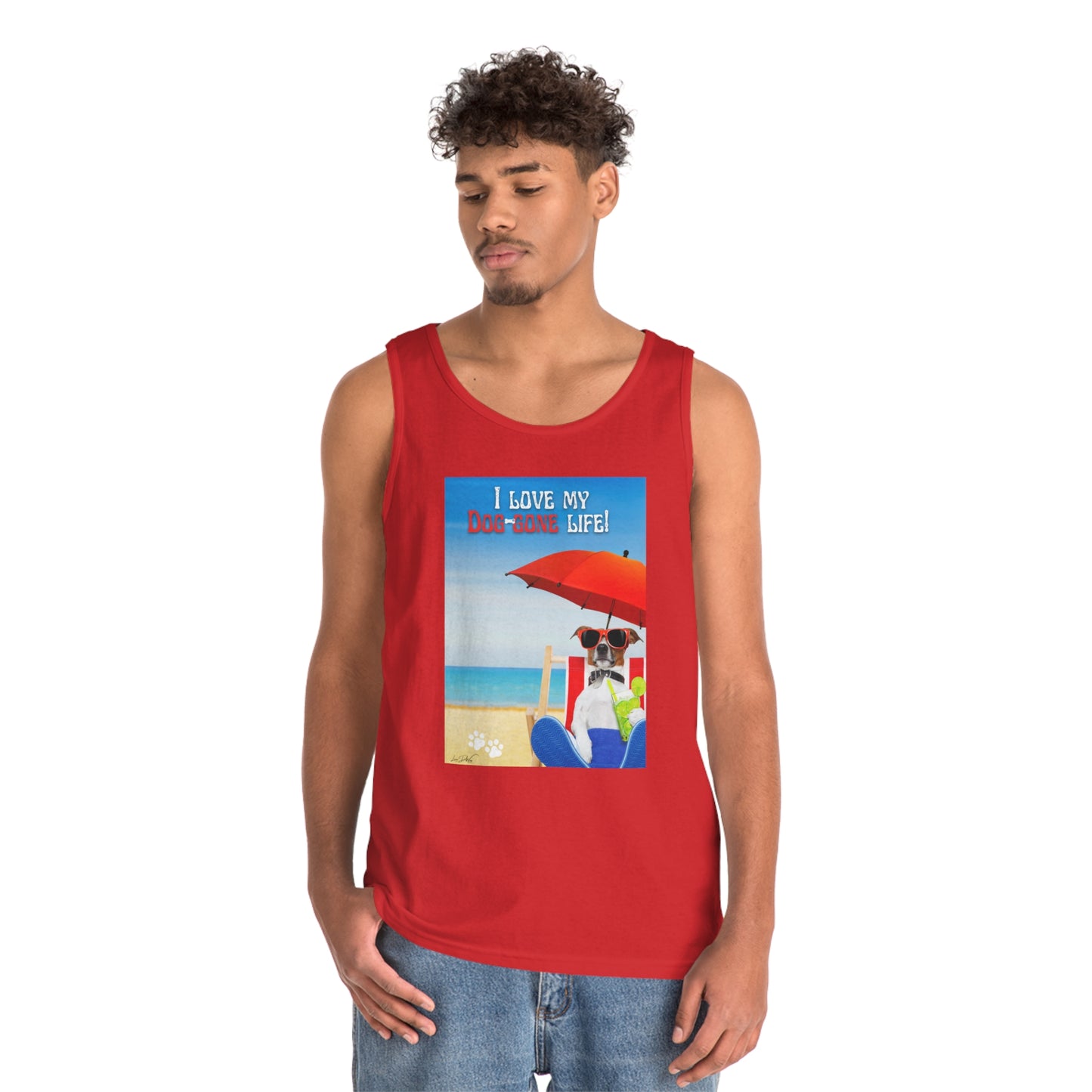 Men's (I Love My Dog-Gone Life) Tank Top