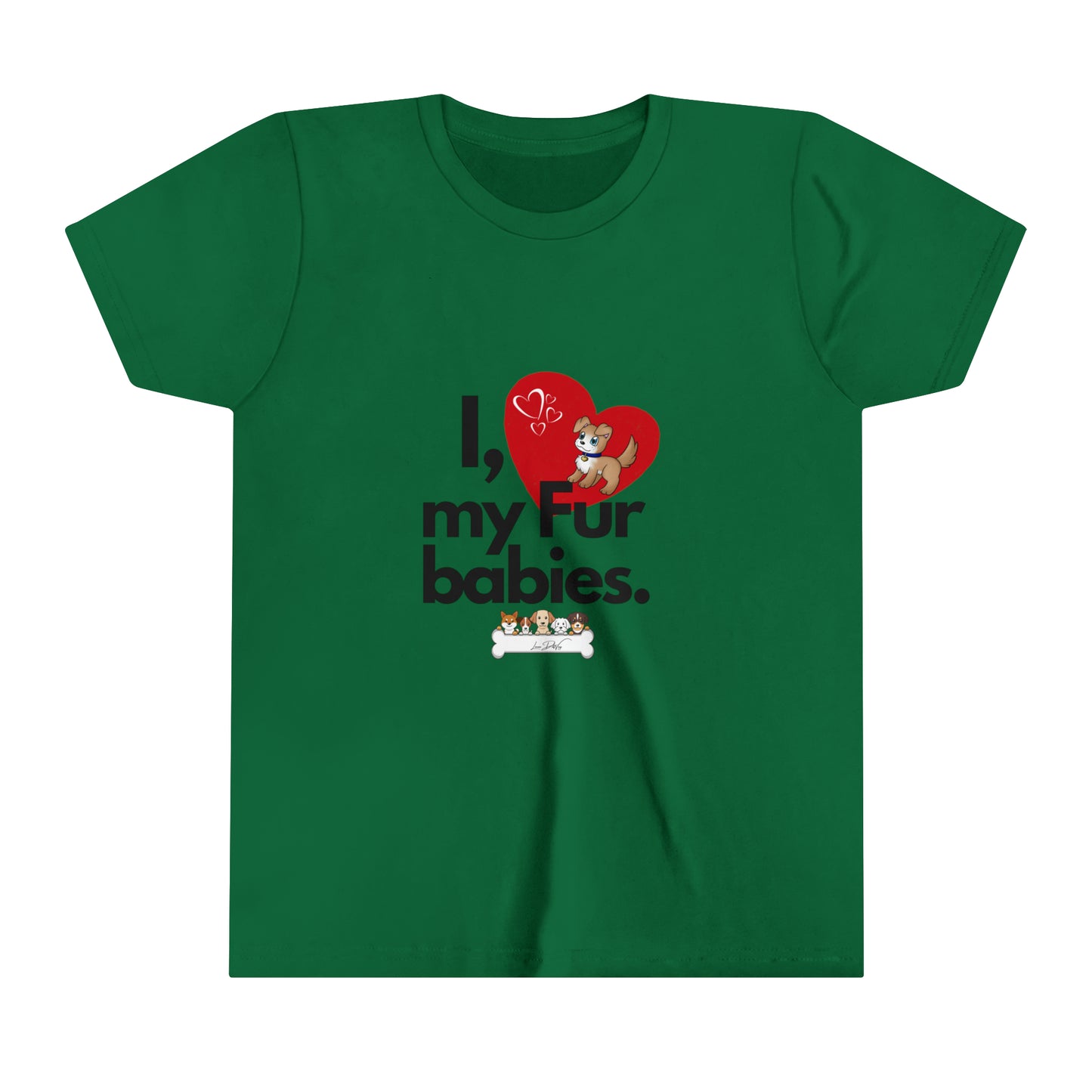 Youth (I Love My Fur Babies) Short Sleeve Tee