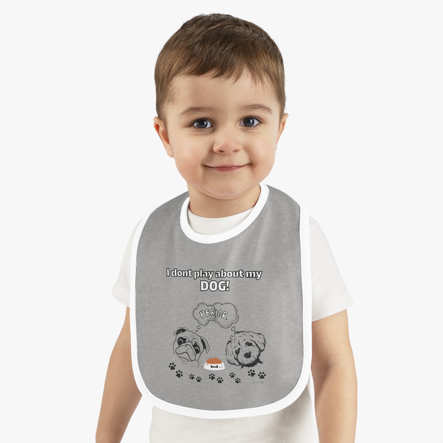 Baby (I Don't Play About My Dog) Jersey Bib