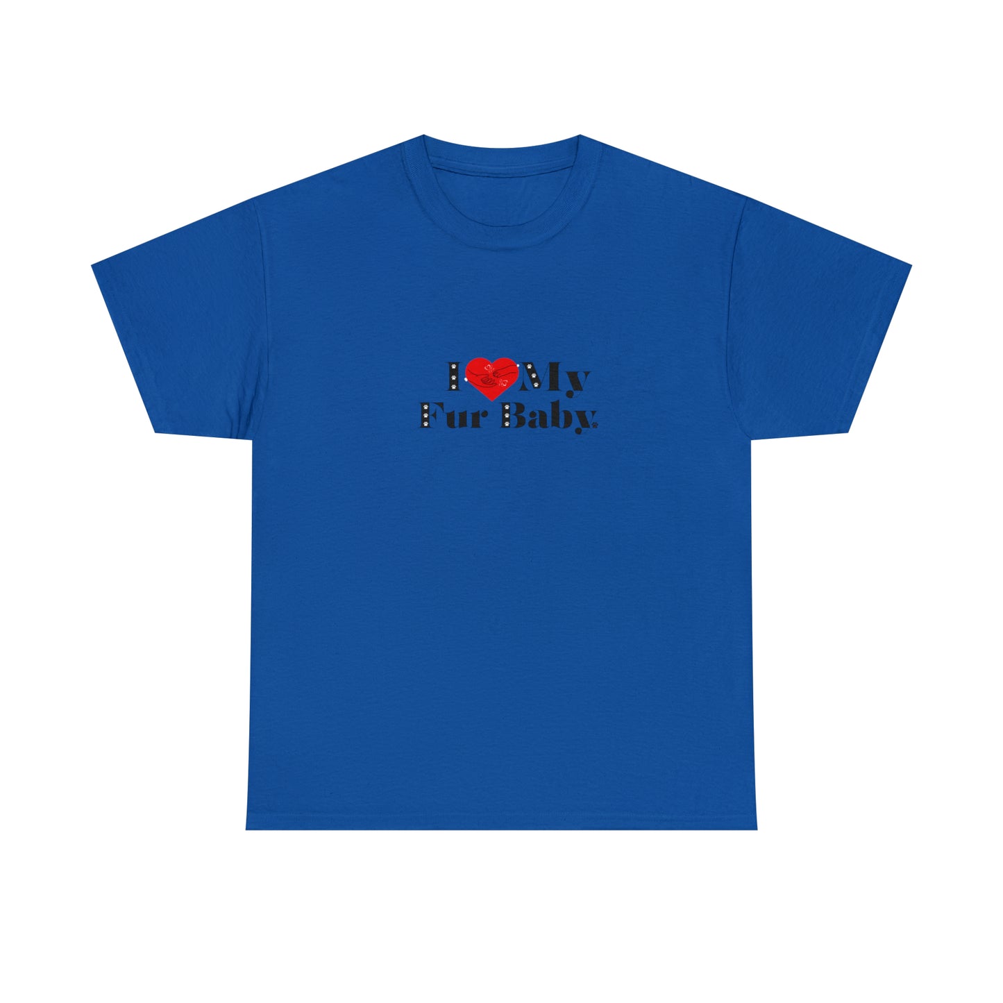 Men's (I Love My Fur Baby) Cotton Tee