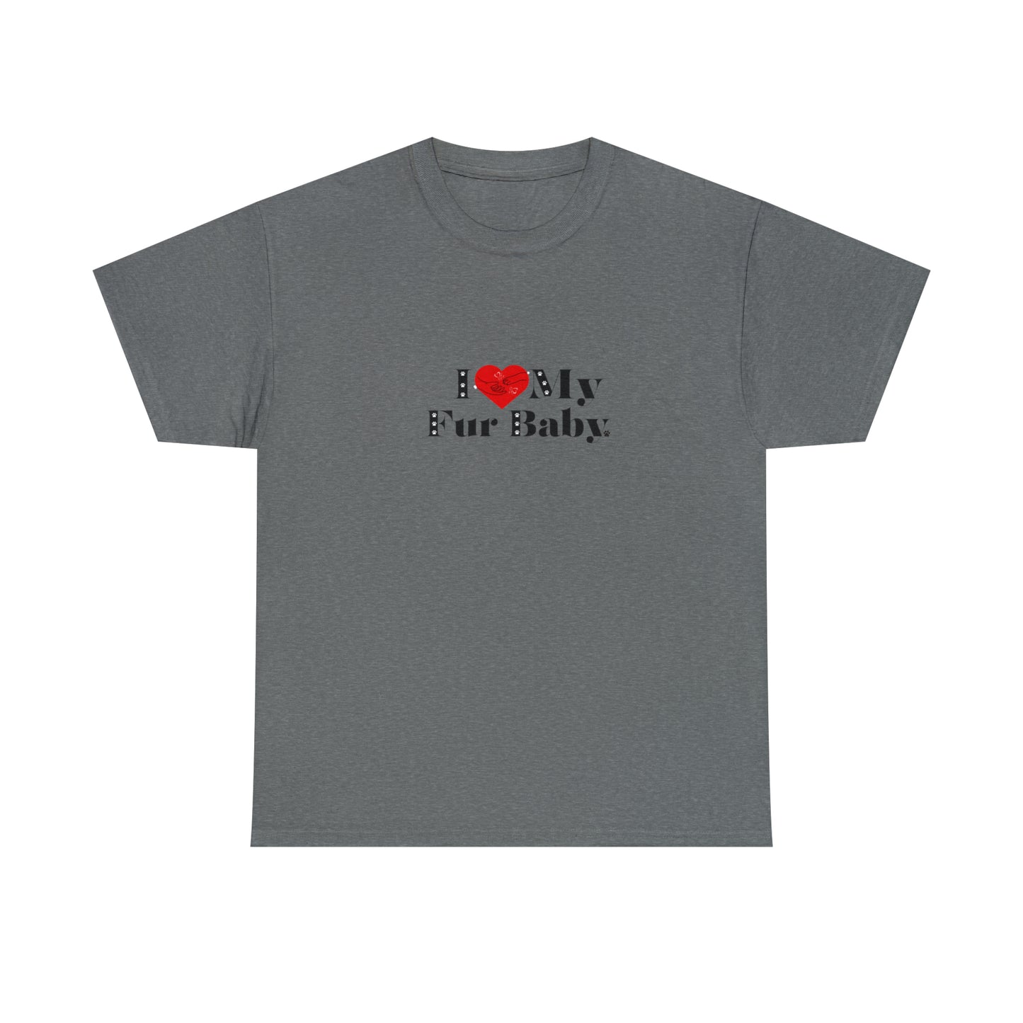 Men's (I Love My Fur Baby) Cotton Tee