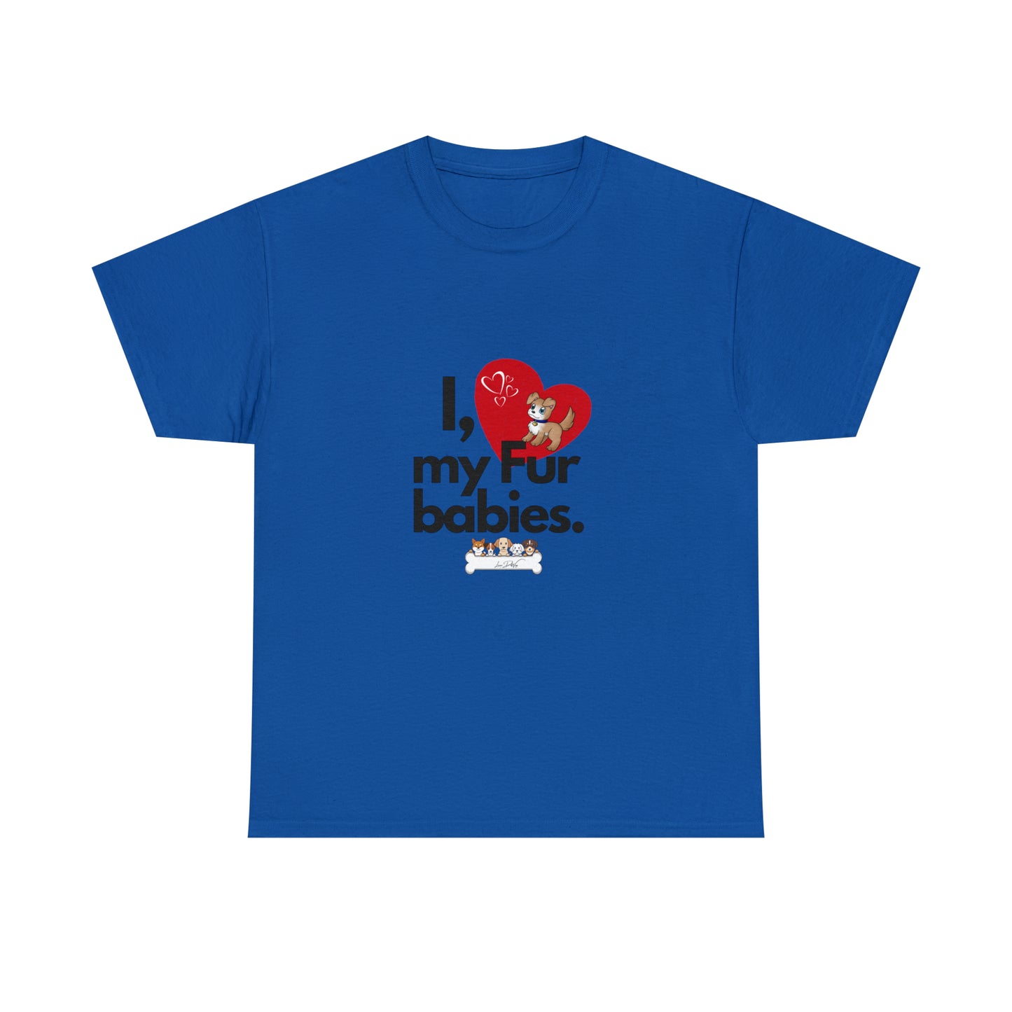 Men's (I Love My Fur Babies) Cotton Tee