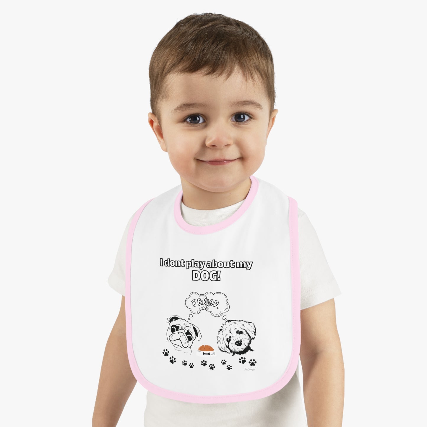 Baby (I Don't Play About My Dog) Jersey Bib