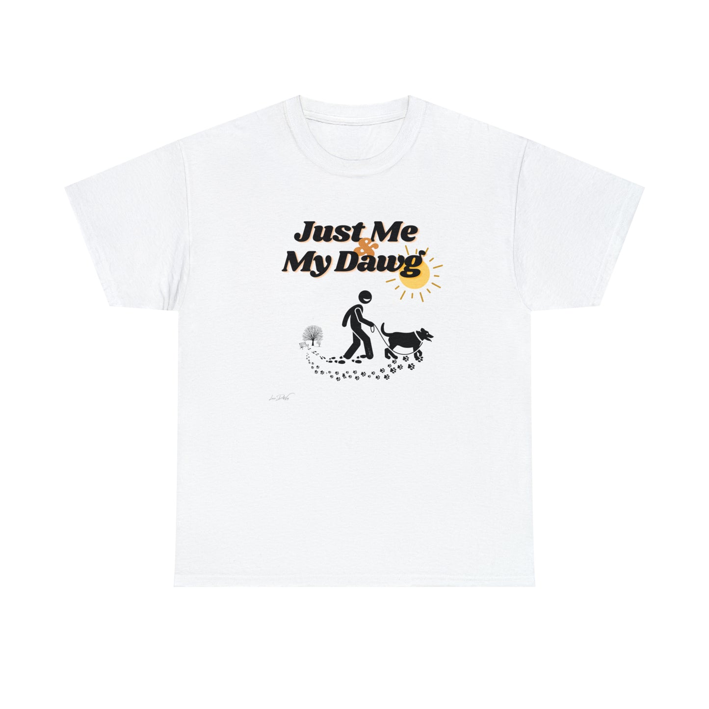 Women's (Just Me & My Dawg) Cotton Tee