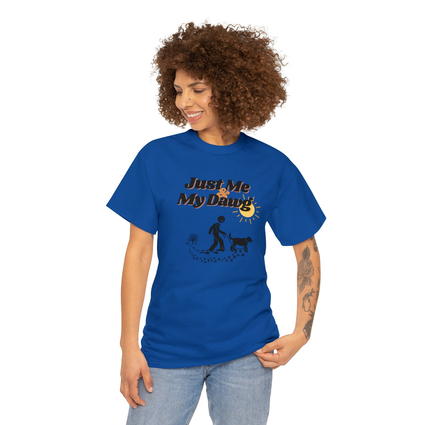 Women's (Just Me & My Dawg) Cotton Tee