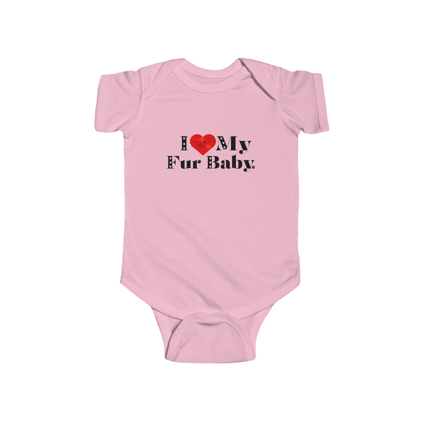 Infant (I Love My Fur Baby) Jersey Bodysuit