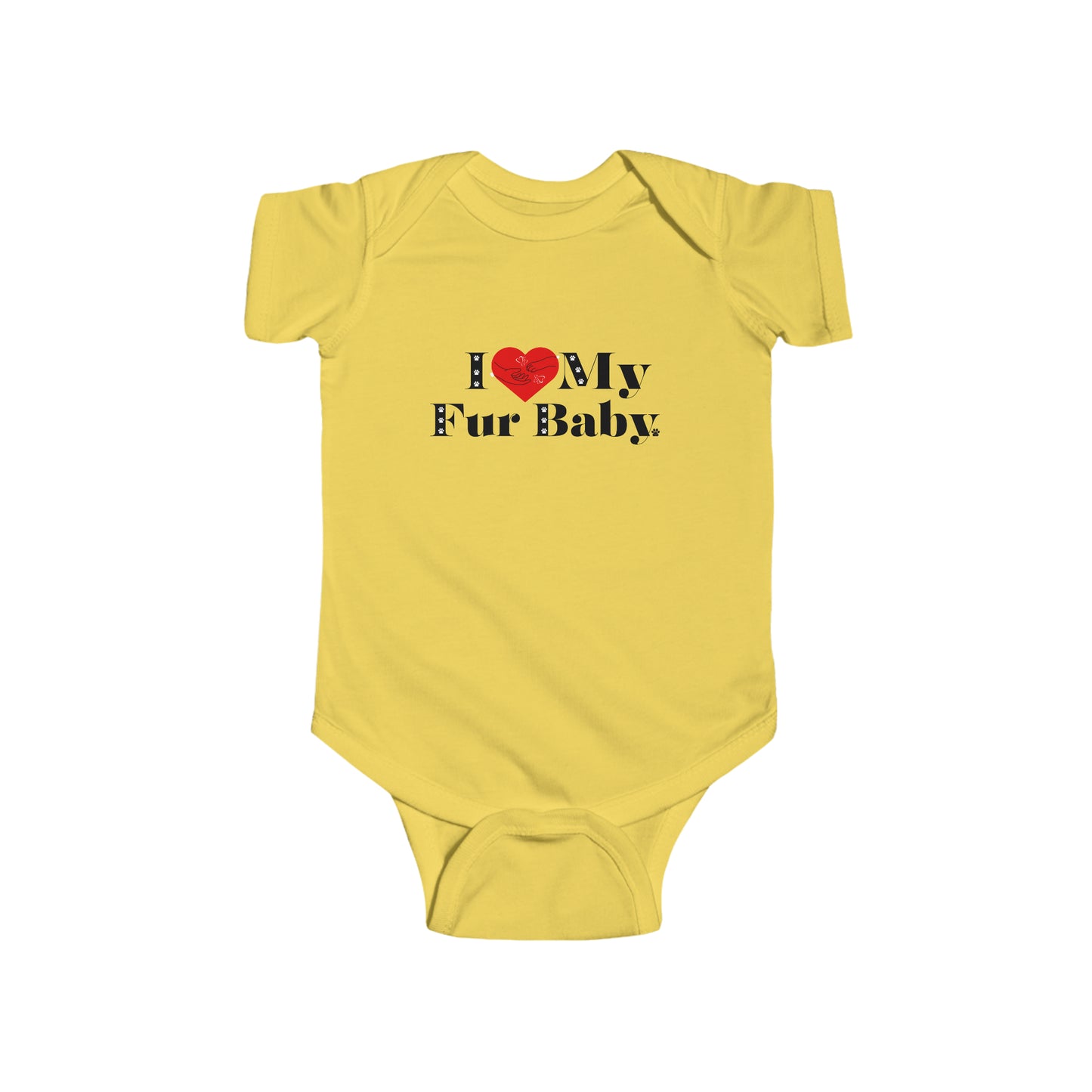 Infant (I Love My Fur Baby) Jersey Bodysuit
