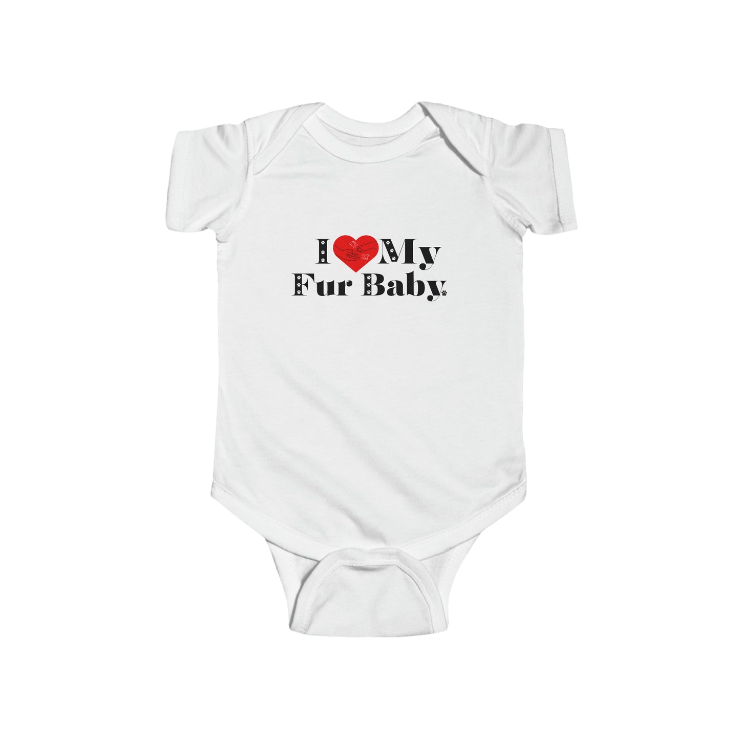 Infant (I Love My Fur Baby) Jersey Bodysuit