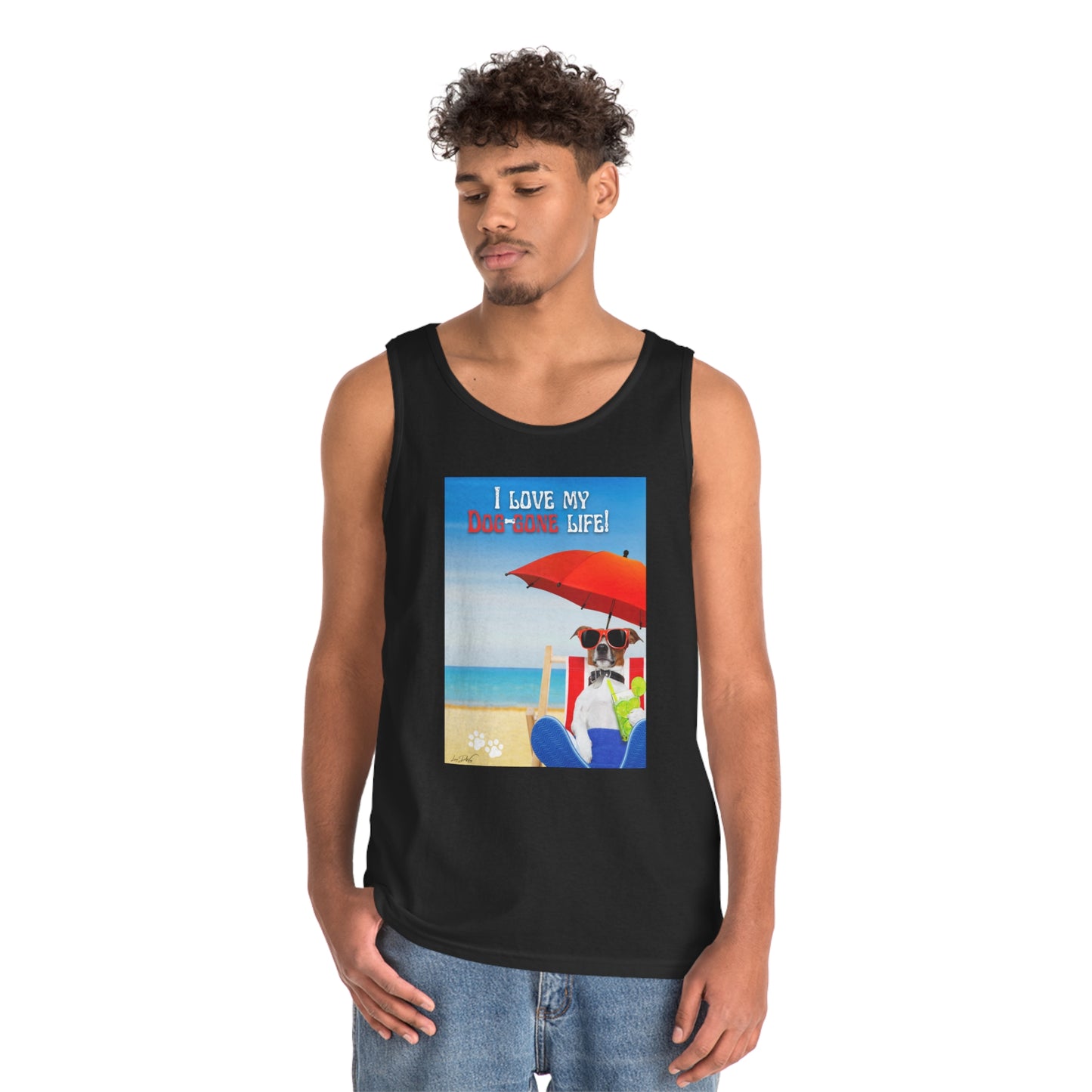 Men's (I Love My Dog-Gone Life) Tank Top