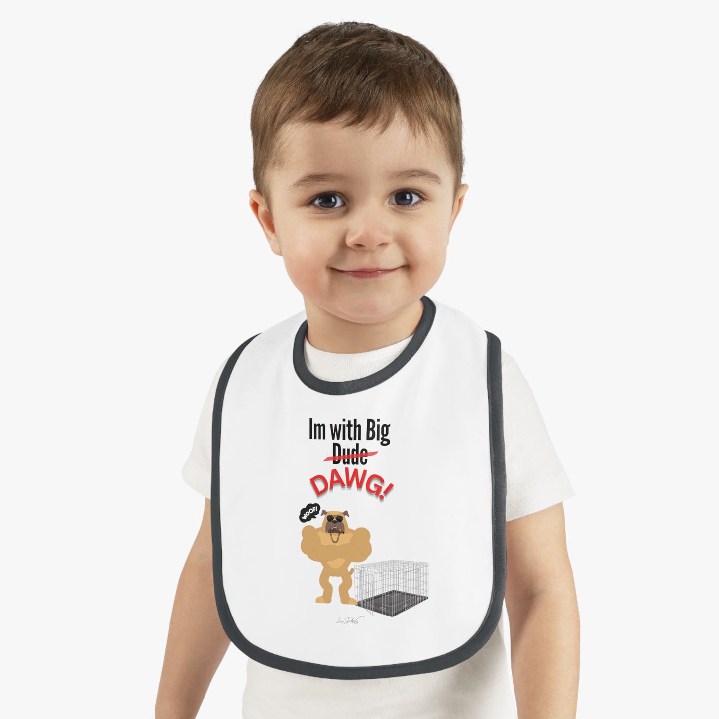 Baby (Im With Big Dawg) Jersey Bib