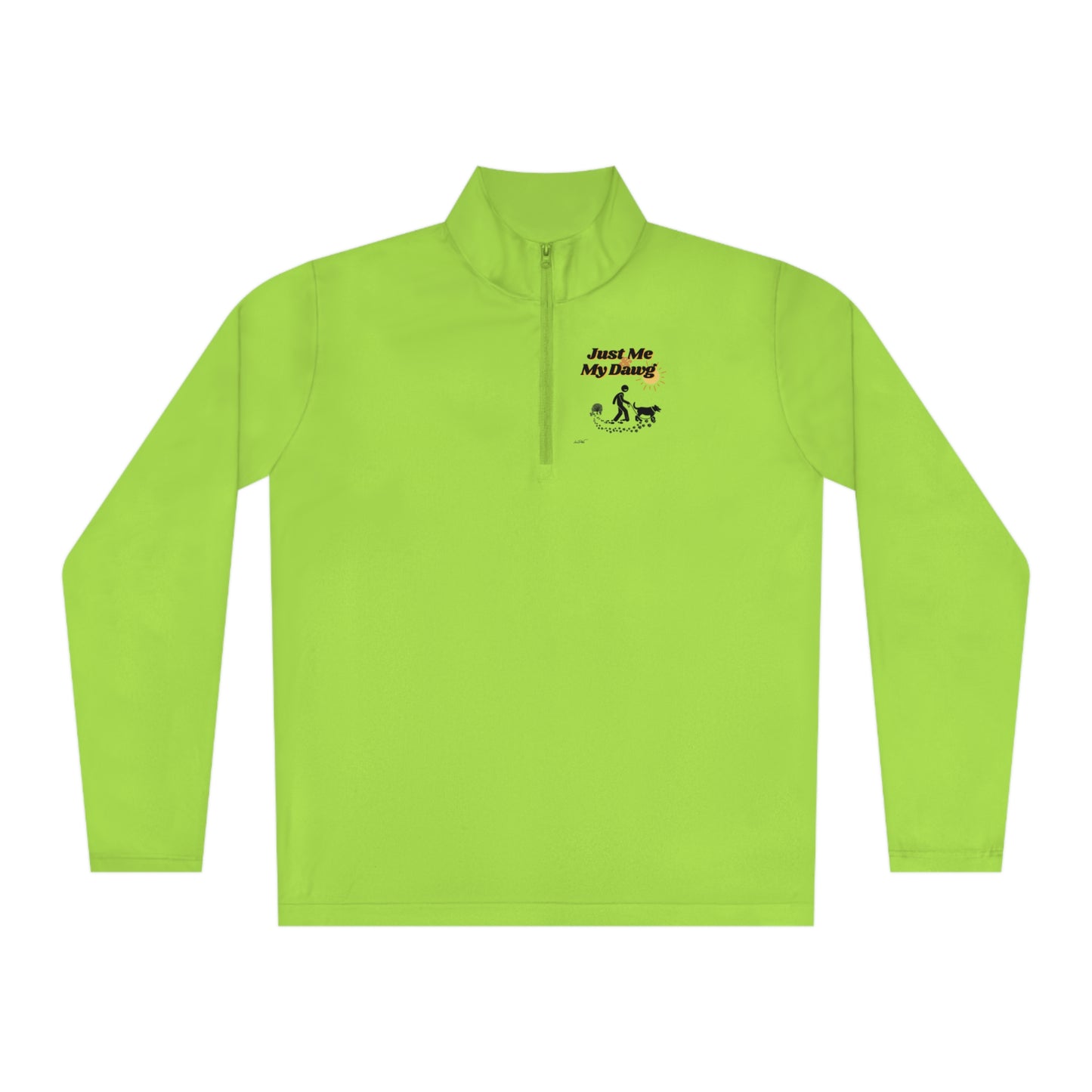 Men's (Just Me & My Dawg) Quarter-Zip Pullover
