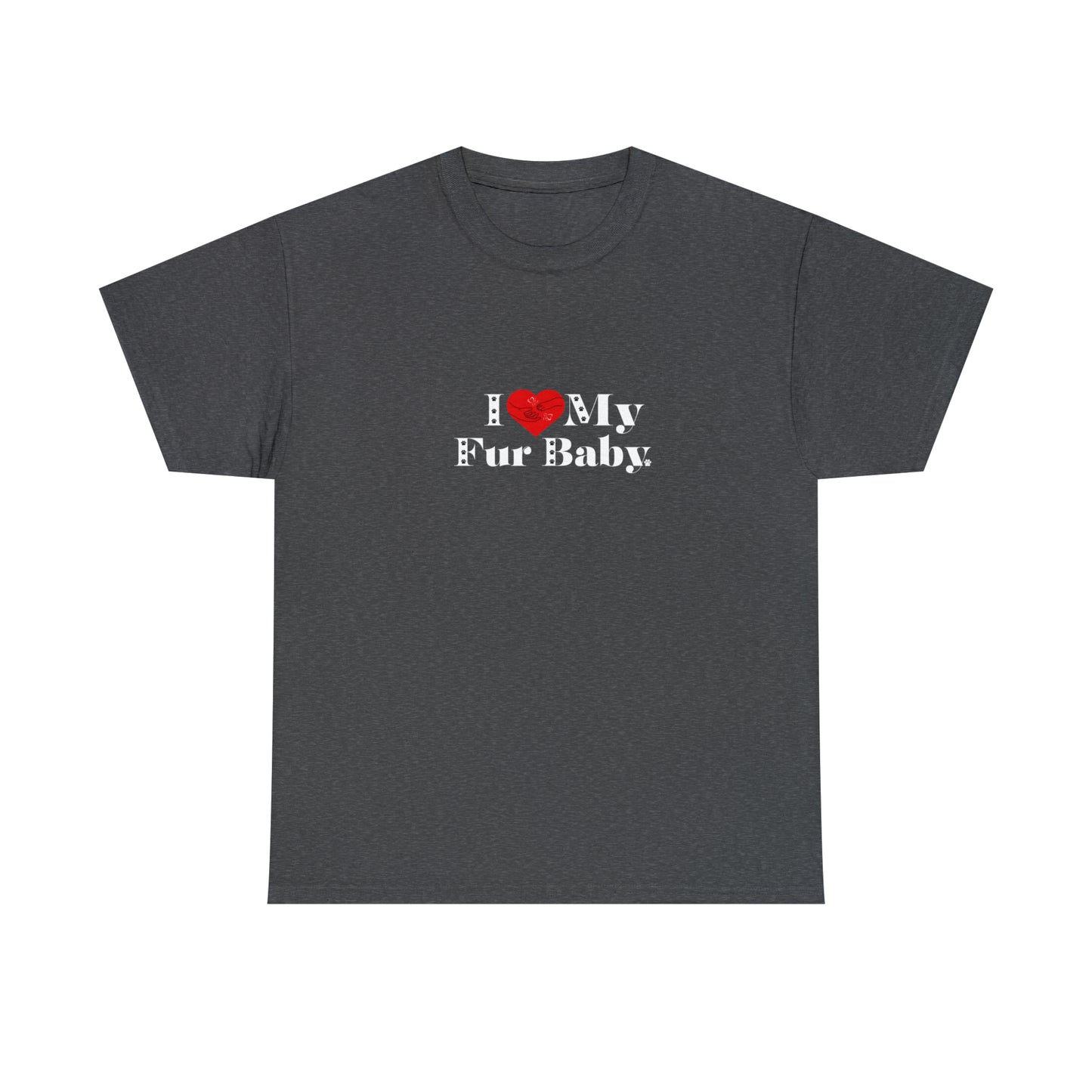 Men's (I Love My Fur Baby) Cotton Tee