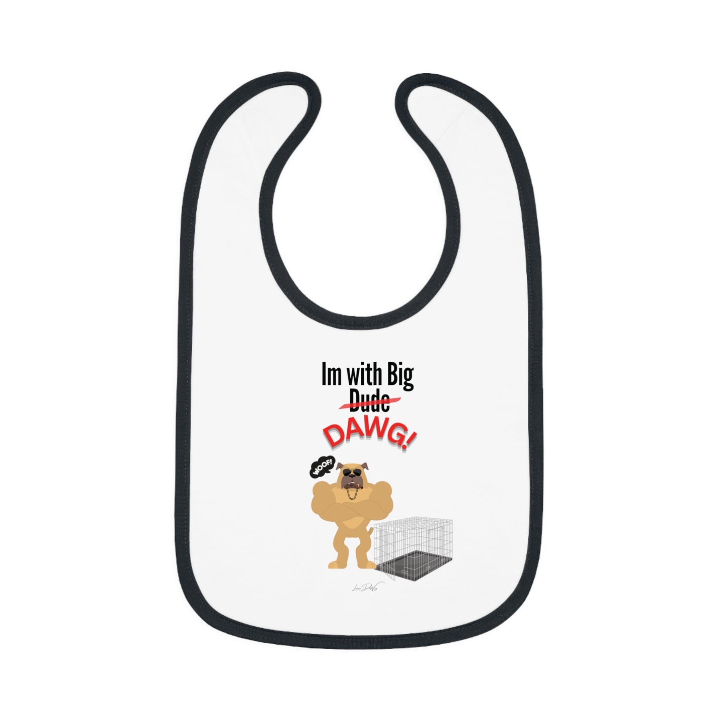 Baby (Im With Big Dawg) Jersey Bib