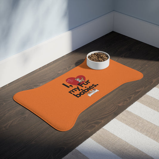 Pet Feeding Mat (I Love My Fur Baby)