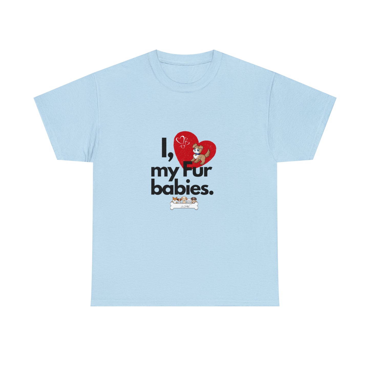 Men's (I Love My Fur Babies) Cotton Tee