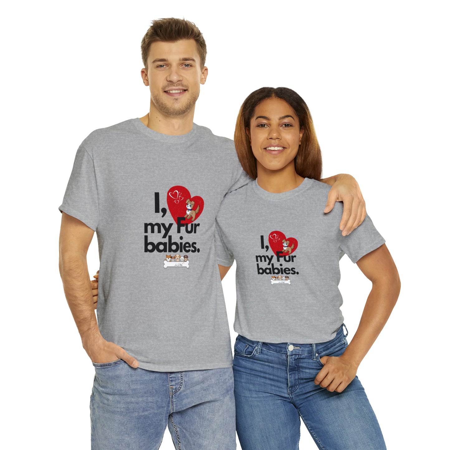 Men's (I Love My Fur Babies) Cotton Tee