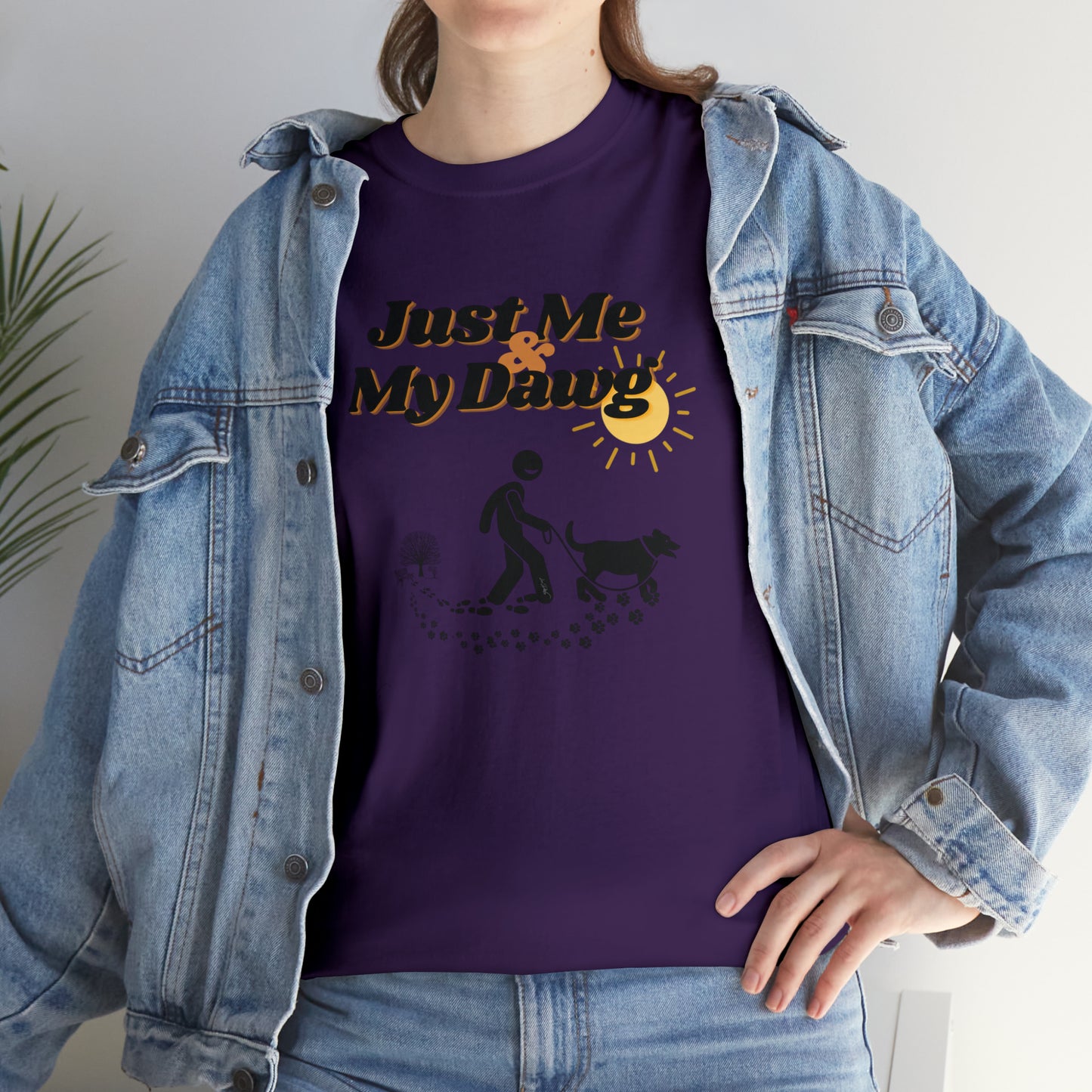 Women's (Just Me & My Dawg) Cotton Tee