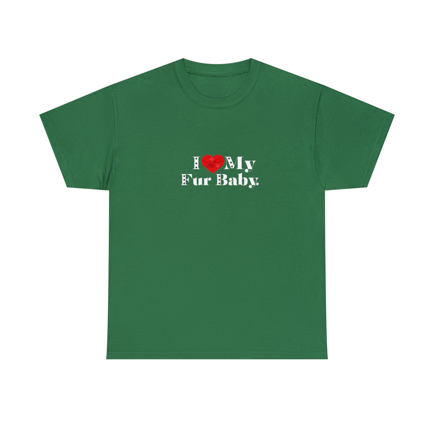 Men's (I Love My Fur Baby) Cotton Tee