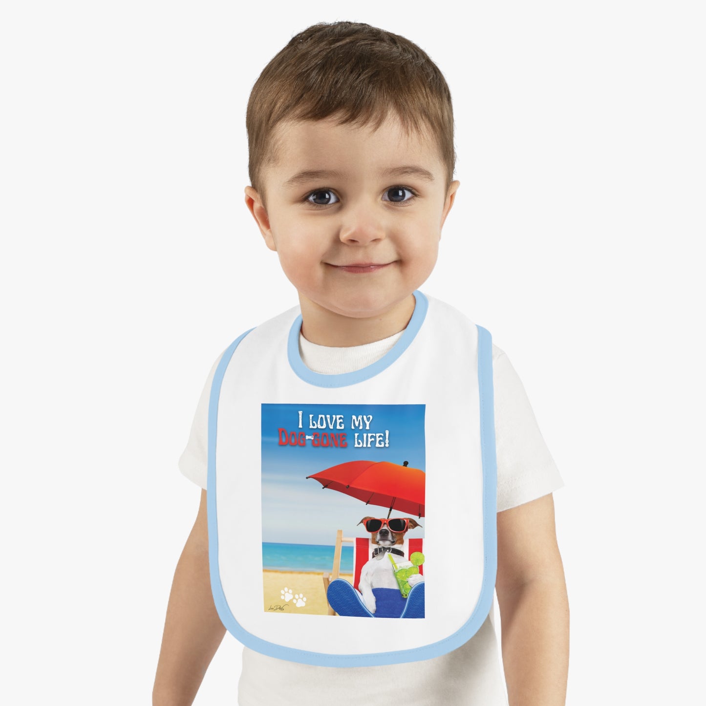 Baby (I Love My Dog-Gone Life) Jersey Bib