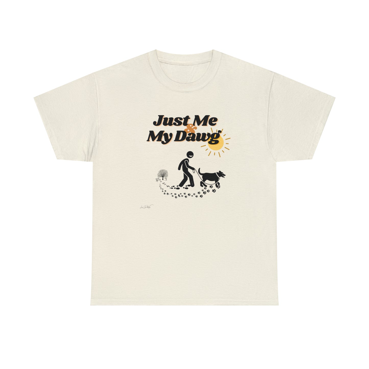 Women's (Just Me & My Dawg) Cotton Tee
