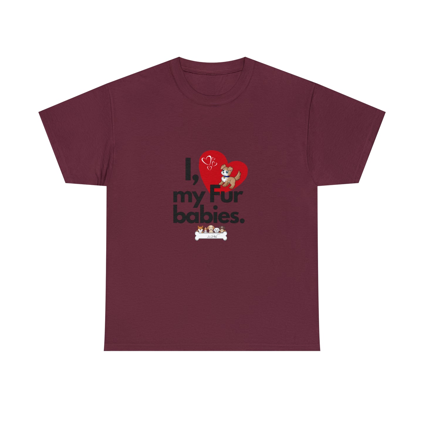 Men's (I Love My Fur Babies) Cotton Tee