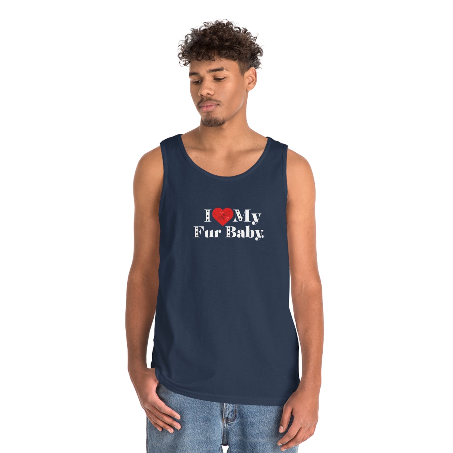 Men's (I Love My Fur Baby) Tank Top