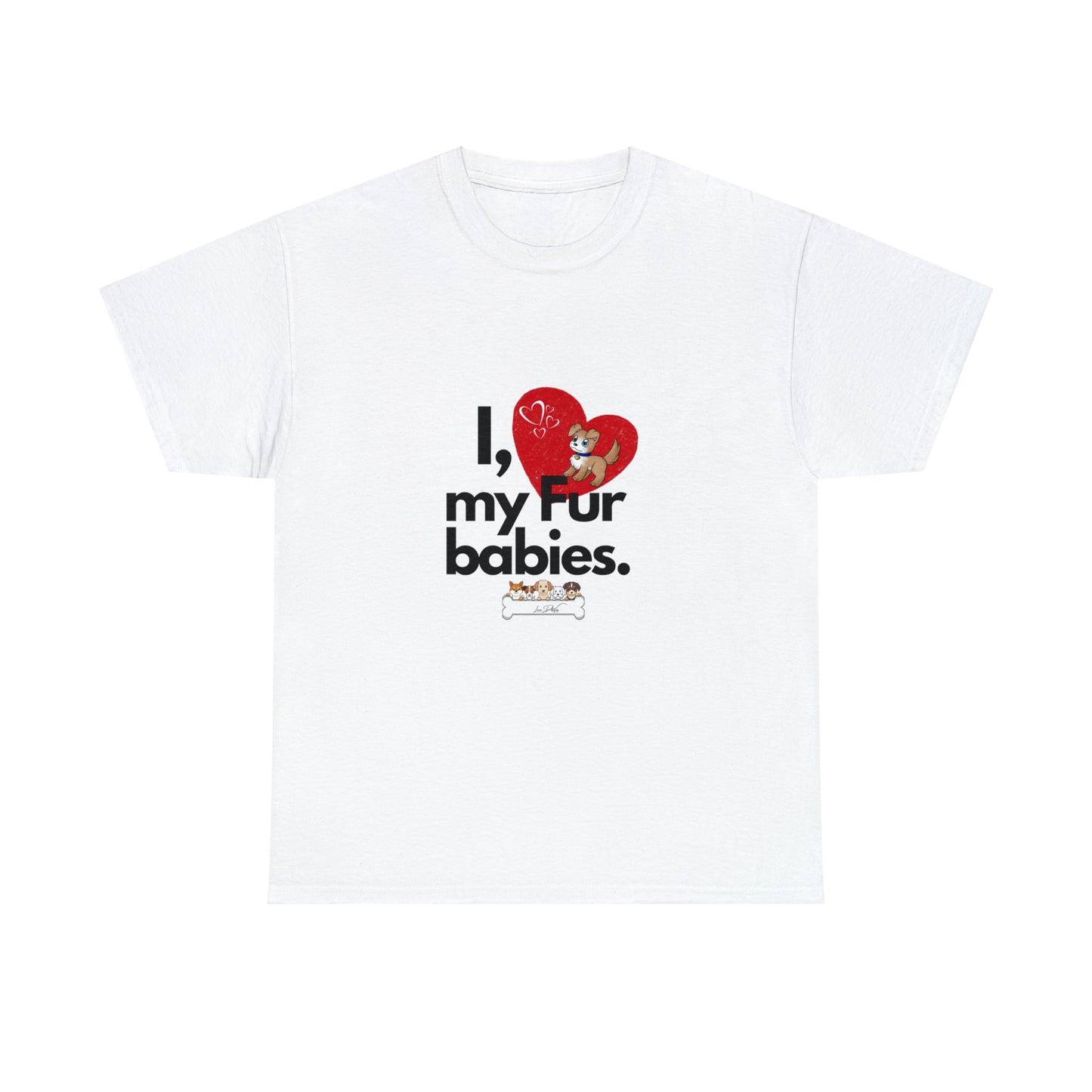 Men's (I Love My Fur Babies) Cotton Tee
