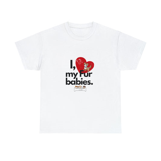 Men's (I Love My Fur Babies) Cotton Tee