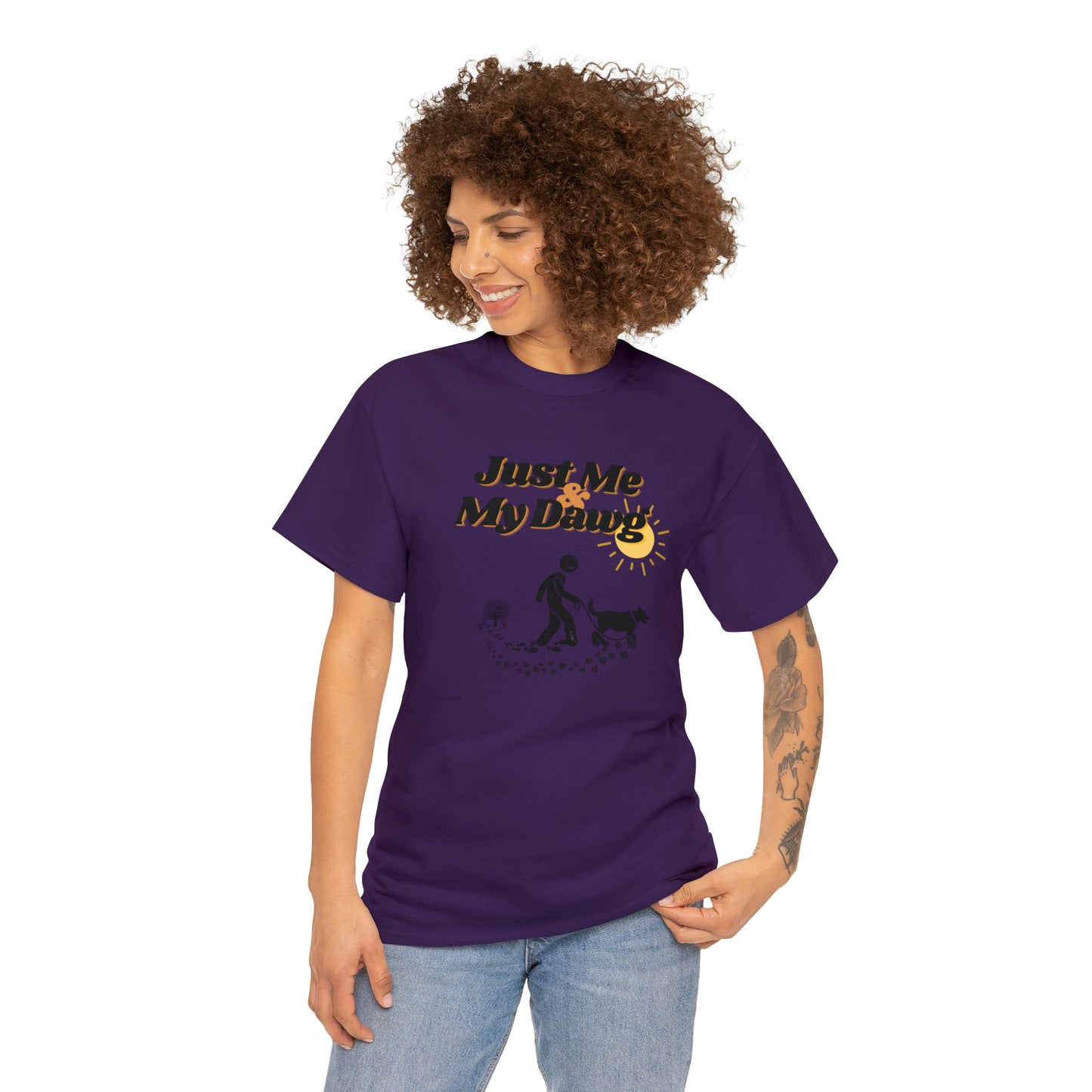 Women's (Just Me & My Dawg) Cotton Tee