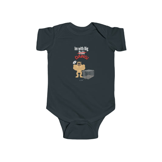 Infant (Im With Big Dawg) Jersey Bodysuit