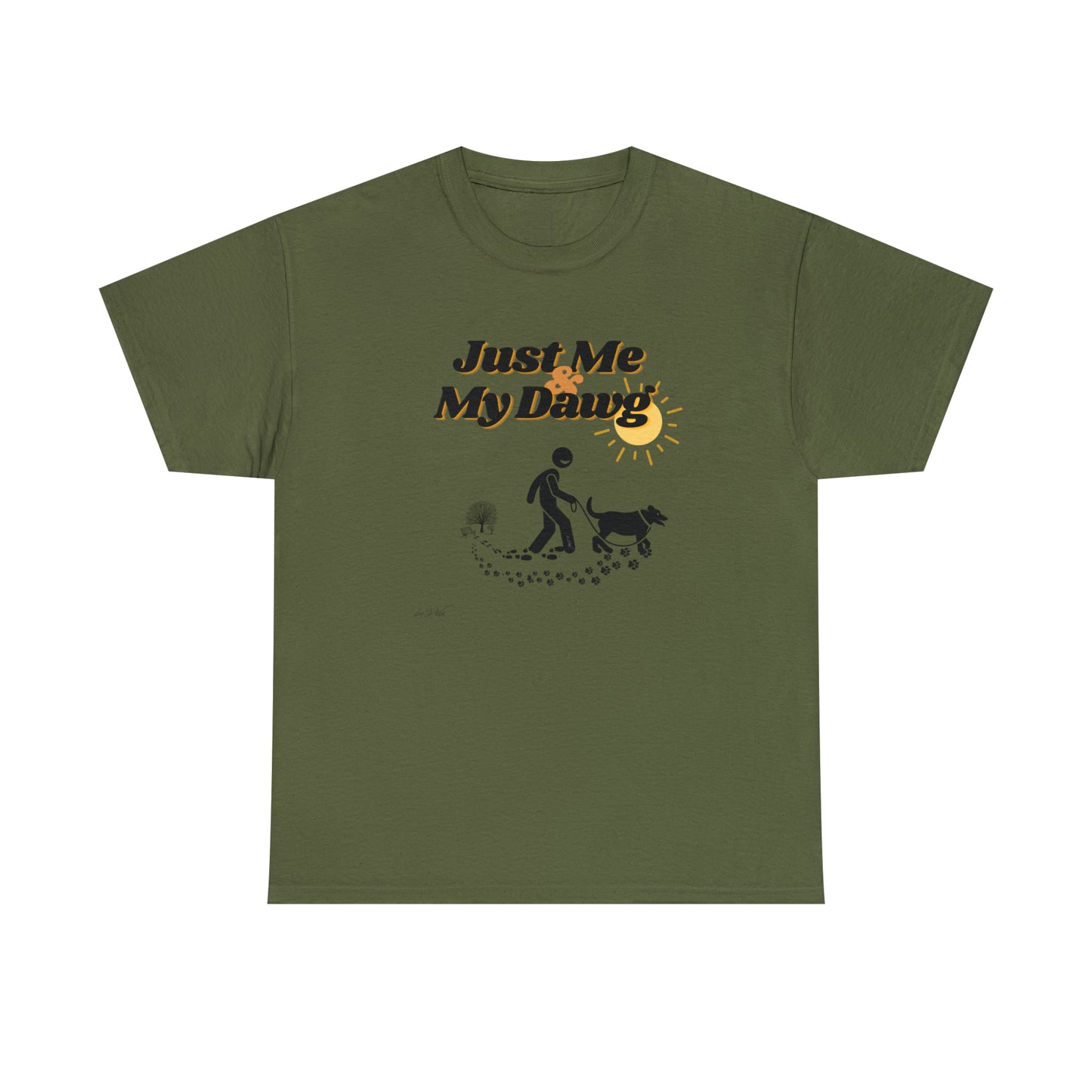 Women's (Just Me & My Dawg) Cotton Tee