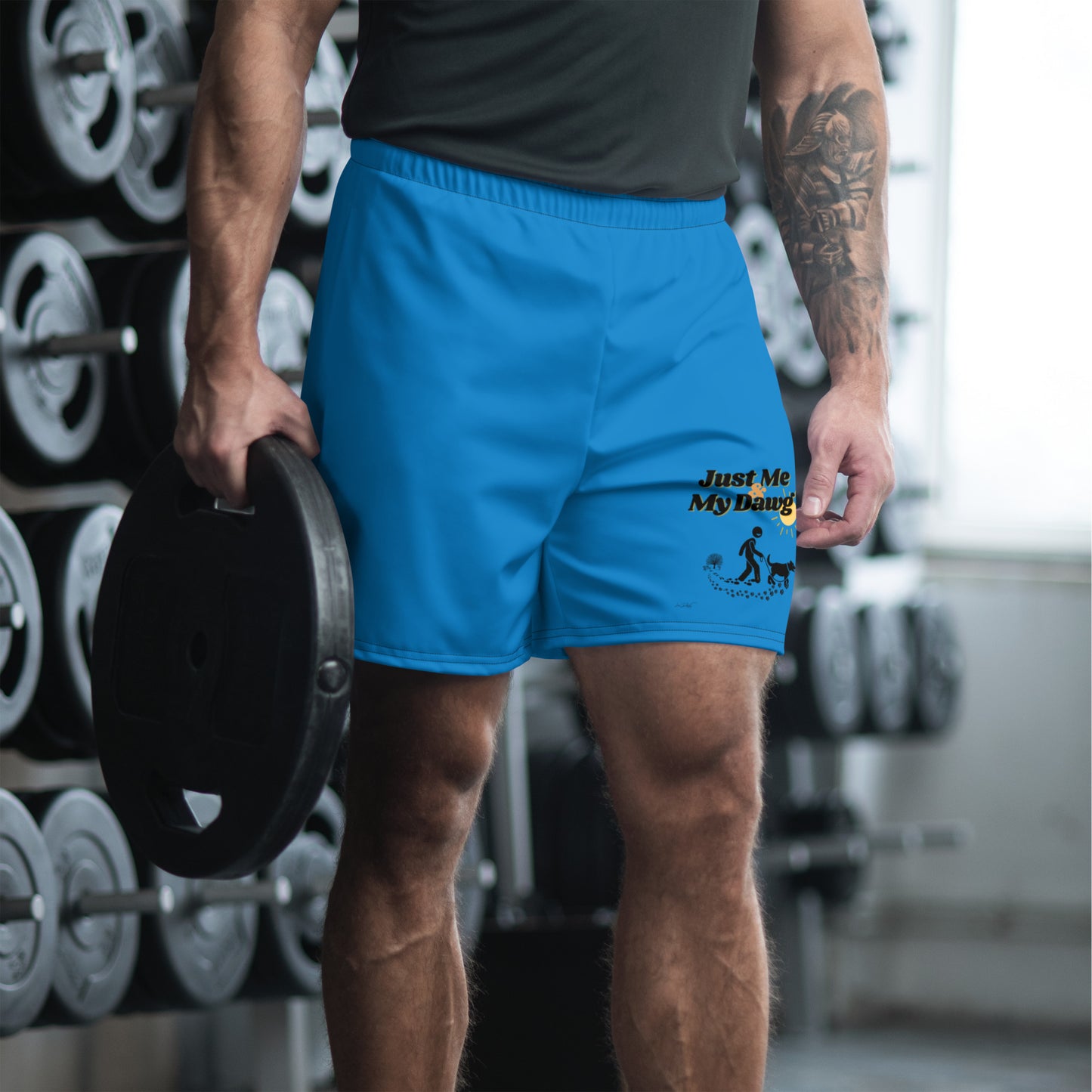 Men's (Just Me and My Dawg) Athletic Shorts