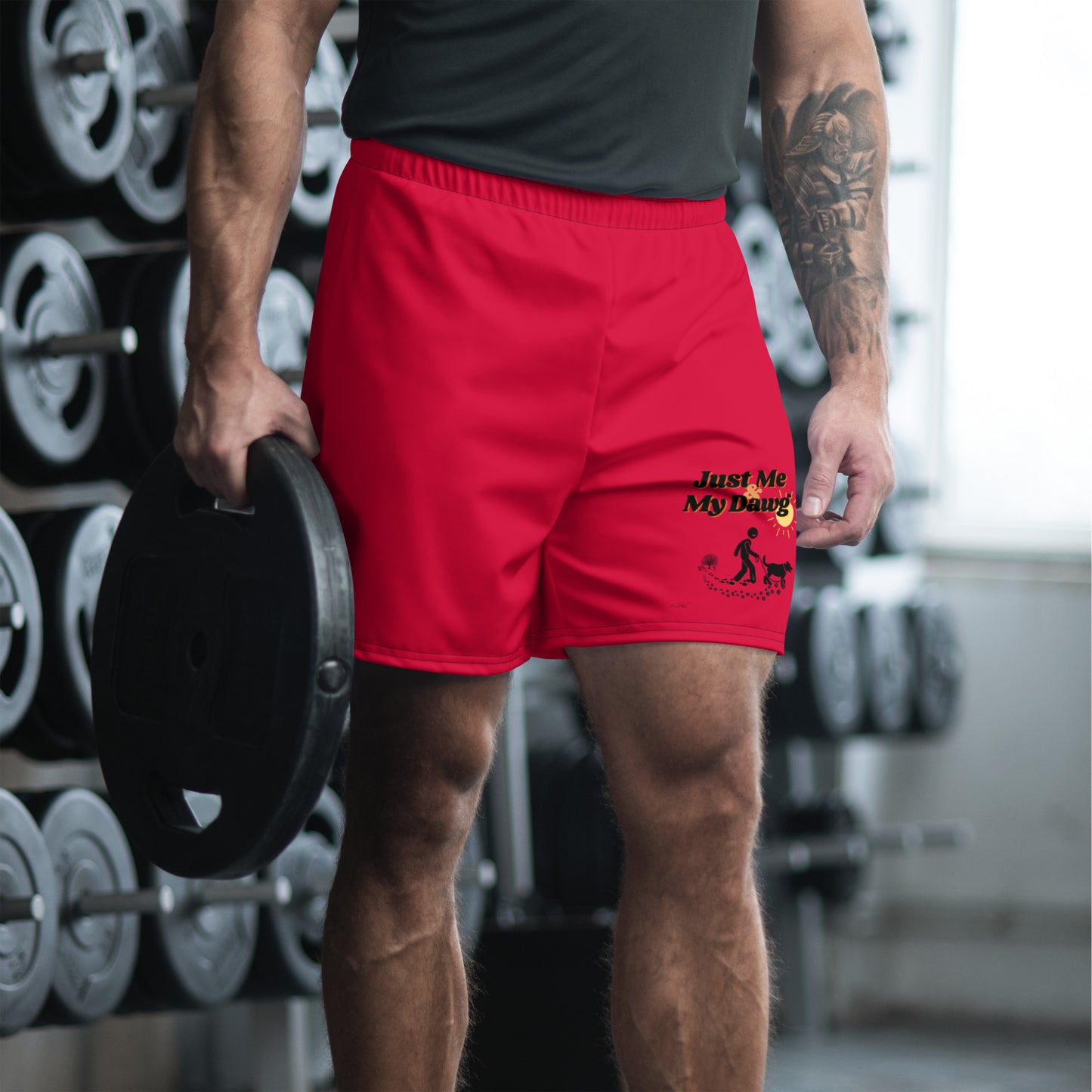 Men's (Just Me and My Dawg) Athletic Shorts