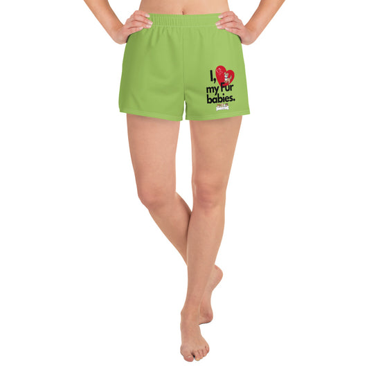 Women’s (I Love My Fur Babies) Athletic Shorts