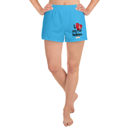 Women’s (I Love My Fur Babies) Athletic Shorts