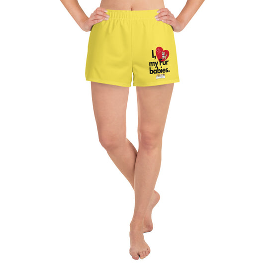 Women’s (I Love My Fur Babies) Athletic Shorts