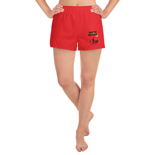 Women's (Just Me and My Dawg) Athletic Shorts