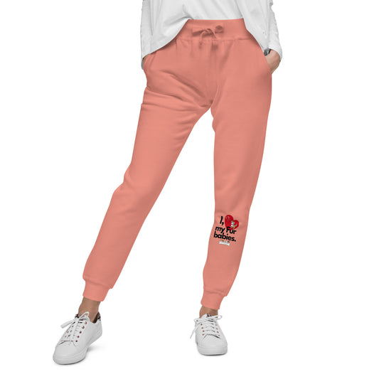 Women's (I Love My Fur Babies) Fleece sweatpants
