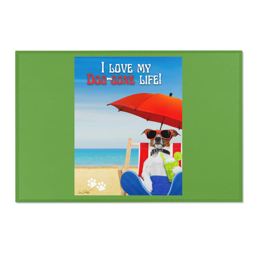 Area Rug (I Love my Dog-Gone Life)
