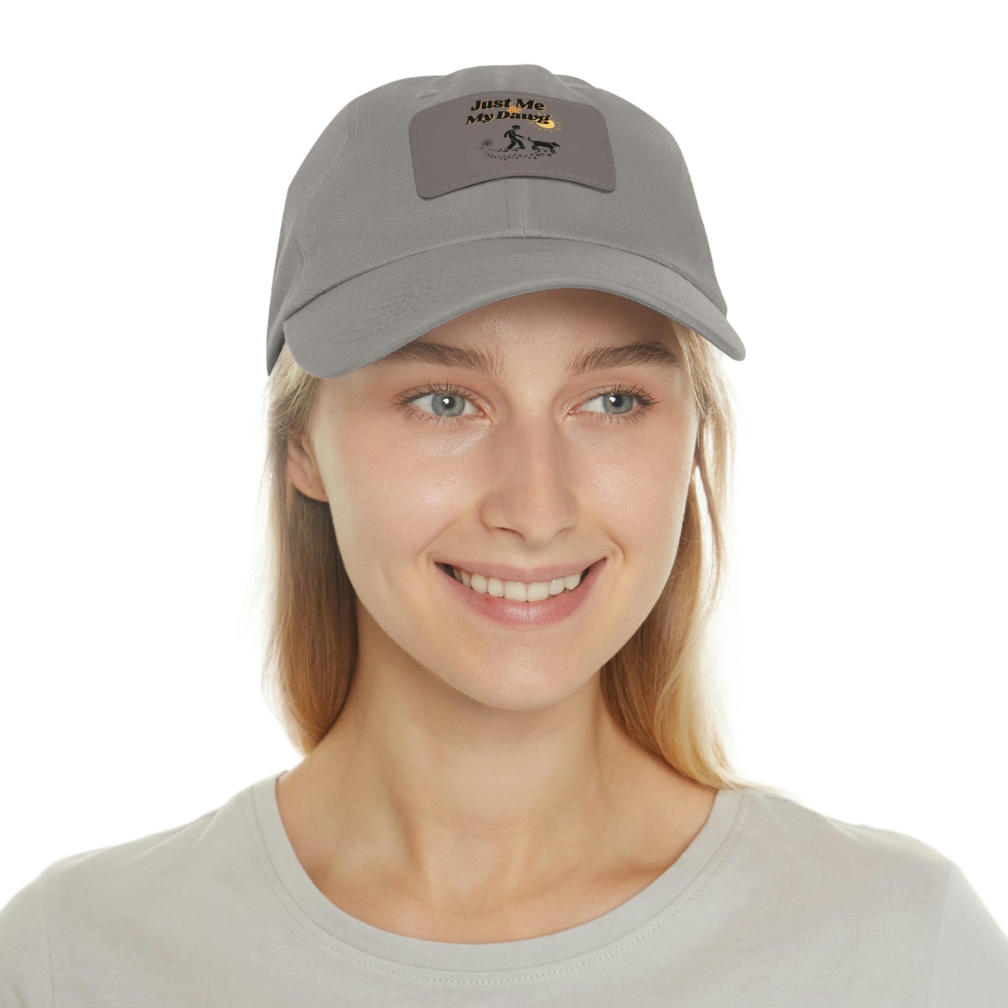 Leather Patch Hat (Just me and my Dawg)