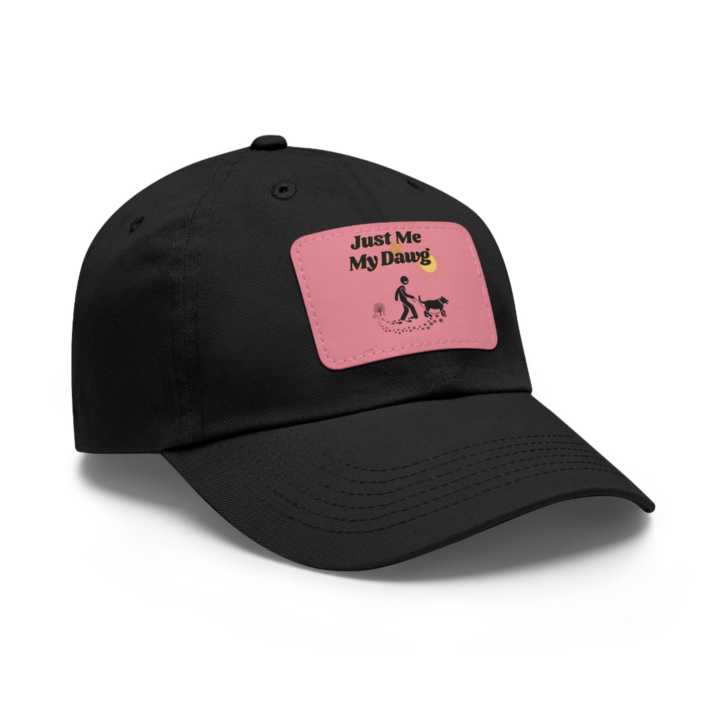 Leather Patch Hat (Just me and my Dawg)