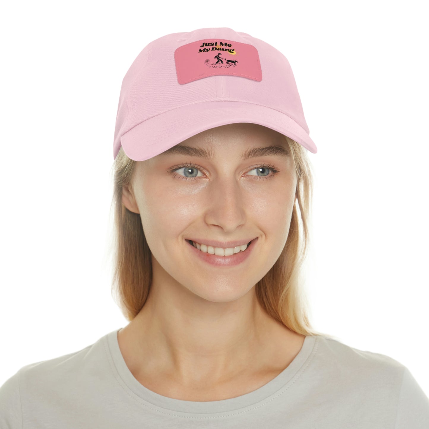 Leather Patch Hat (Just me and my Dawg)